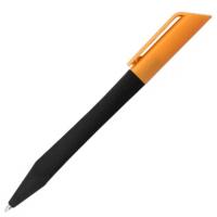 ручка черная tresa с цветным клипом  со своей надписью