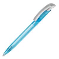ручка пластиковая 'clear frozen silver' (ritter pen)  со своей надписью